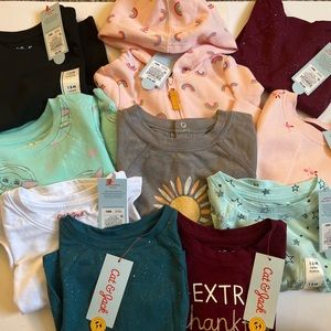 Girls 18 Month Cat & Jack Shirt Bundle 2